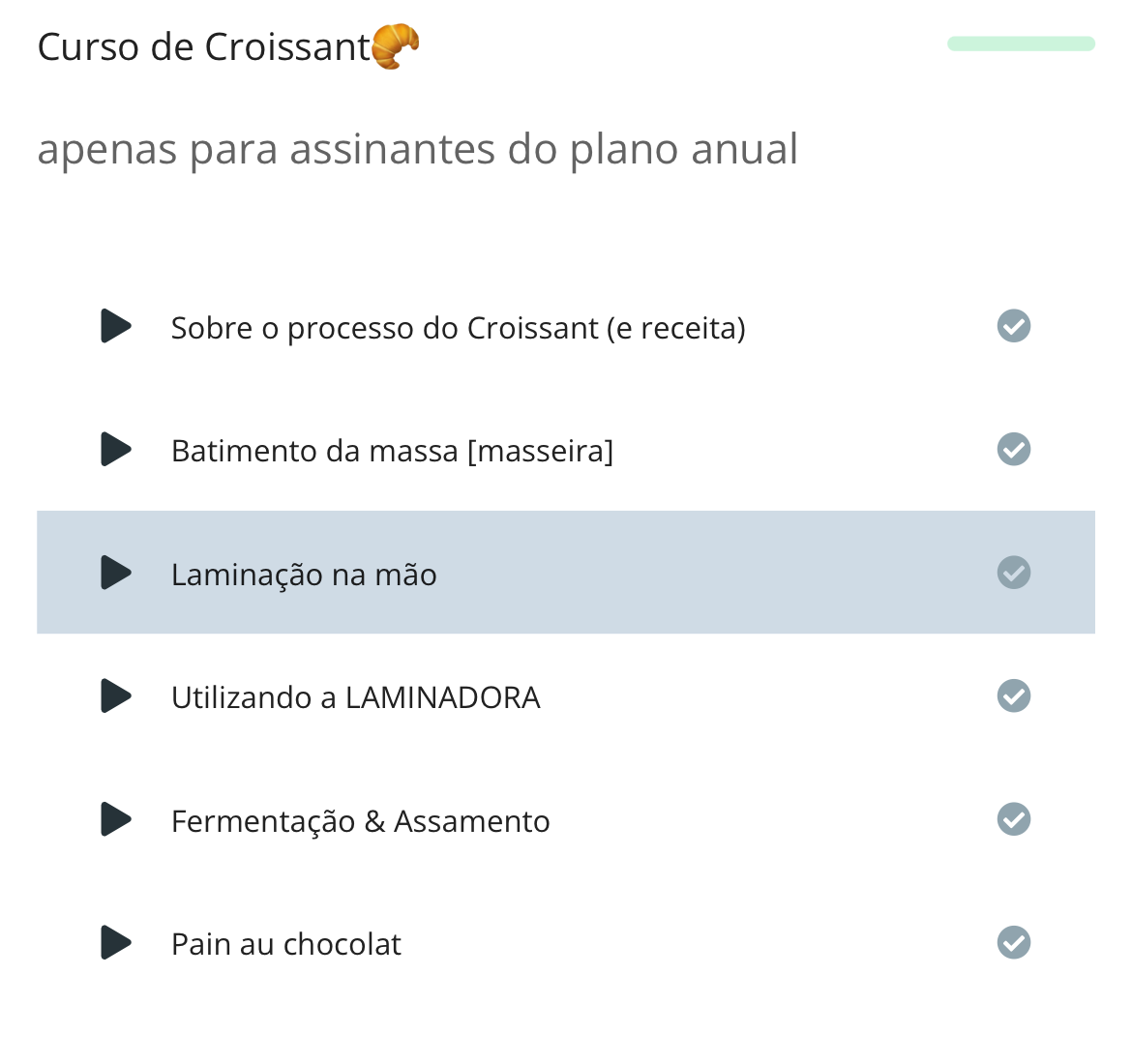 Curso Croissant